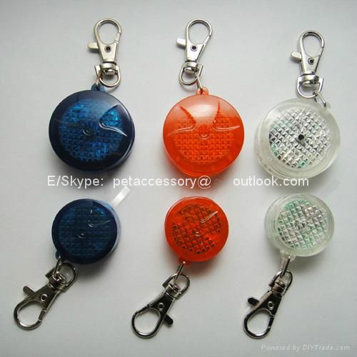 WIN-2860 personalized cat tags led safety collar light 2