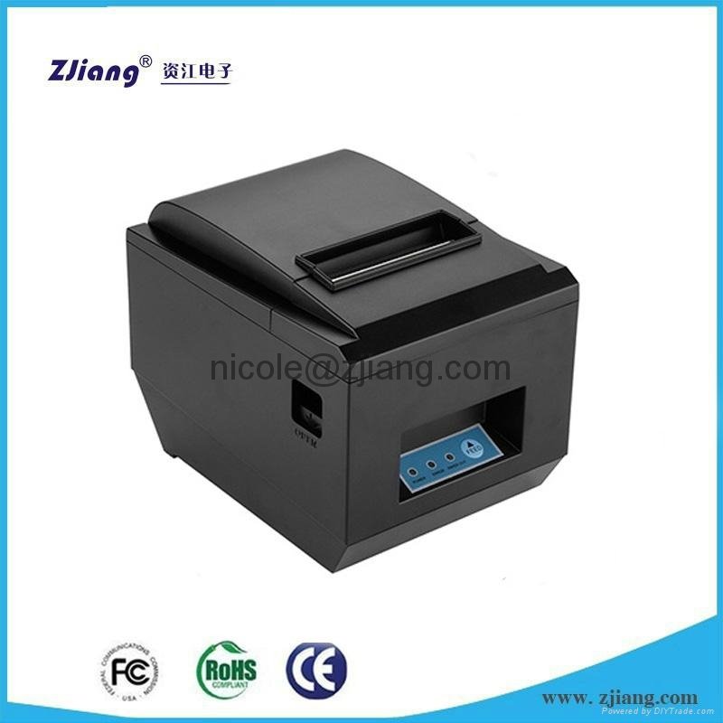 USB+Lan+RS232 80 mm thermal printer , receipt ticket printer with auto cutter  4