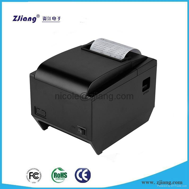 USB+Lan+RS232 80 mm thermal printer , receipt ticket printer with auto cutter  5