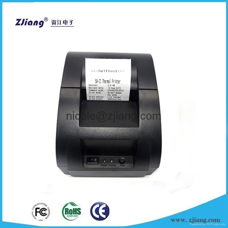 Printer brands zjiang 5890K thermal pos receipt printer thermal transfer printer 3