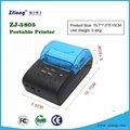 Cheap thermal printers mobile wireless bluetooth printer ios ZJ-5805 4