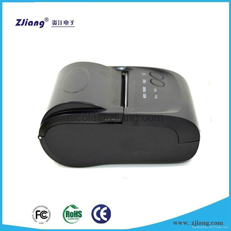 Support iOS Smartphone Hand held Mini 58mm Bluetooth Thermal Receipt Printer ZJ