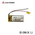 Hot sales 401230 3.7v 120mah lithium polymer battery for Bluetooth headsets 3