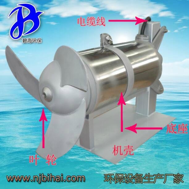 聚氨酯叶轮冲压式潜水搅拌机QJB1.5/8-400/3-740 4