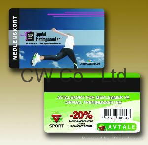 Custom nfc plastic pvc rfid card with magnetic strip 2