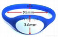 OEM Logo Waterproof Silicone RFID Wristband