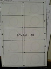 customized PVC RFID Inlay for PVC cards making 