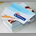 CMYK spot UV business pvc card 