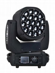 19pcsX15w Big Bee eye led beam wash moving head with zoom