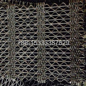 Square Hole Carbon Steel Crimped Wire Mesh 5