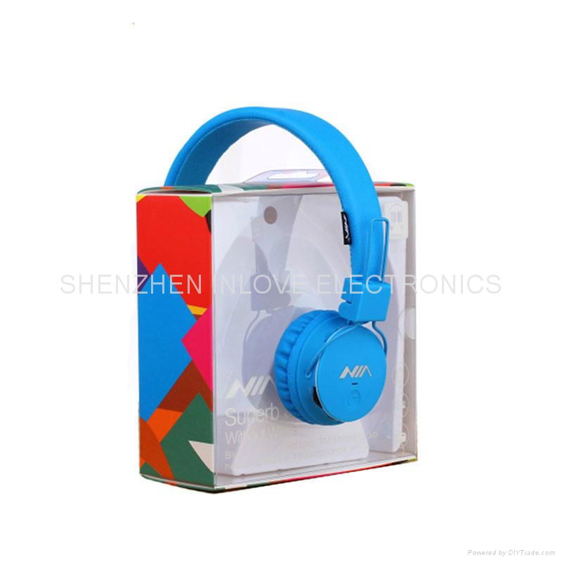 NIA headphone bluetooth headphone TF card play NIA-X2 2