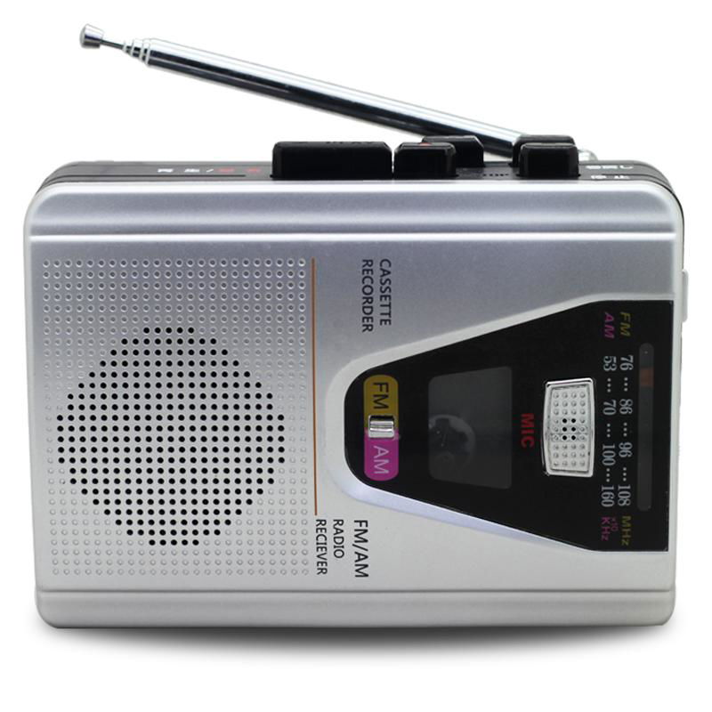Am /FM Dual Band Radio Cassette Recorder with Auto-Reverse Connect to Outside Mi