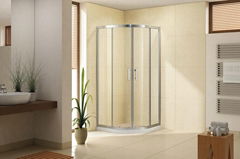 Quadrant sliding door