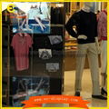 men's clothing sotre custom display stand for visual window prop