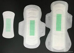 OEM design of  Nano silver anion and far infrared sanitary napkin