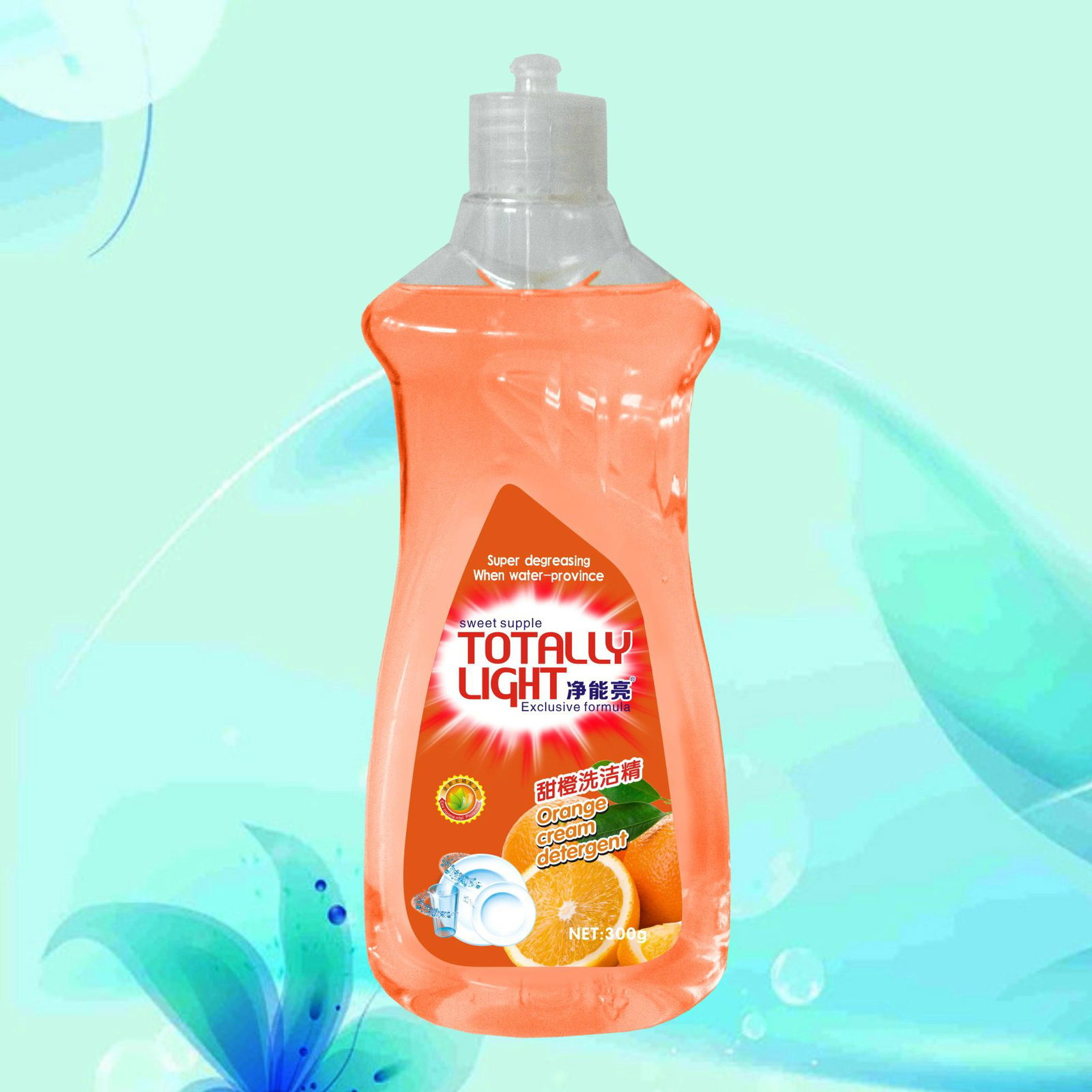 500ml orange flavor wholesales dish washing liquid