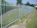 Galvanized Palisade Fence 3