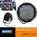 New 320w 9inch Black round cree led driving light ,led off road light led work l 2