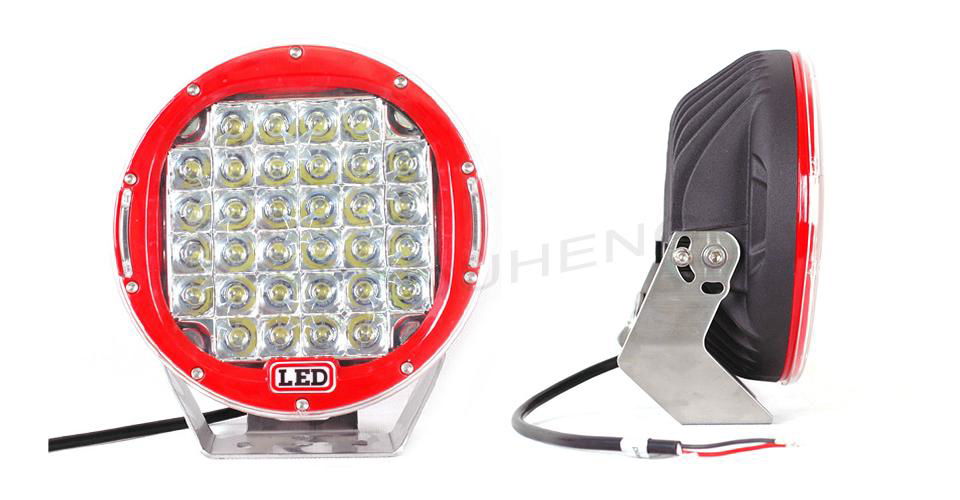 New 320w 9inch Black round cree led driving light ,led off road light led work l 4