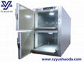 Satinless steel morgue fridge 