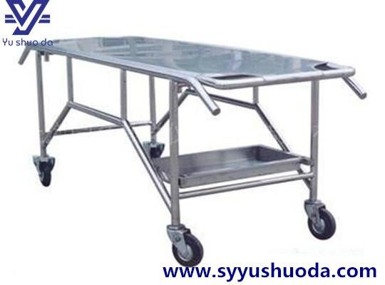  High quality Satinless Steel Cadaver trolley