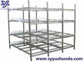 Stainless steel mortuary corpses rack