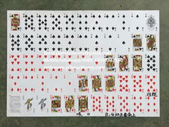 PK54-55 Automatic Poker Cards Slitting Collating Machine