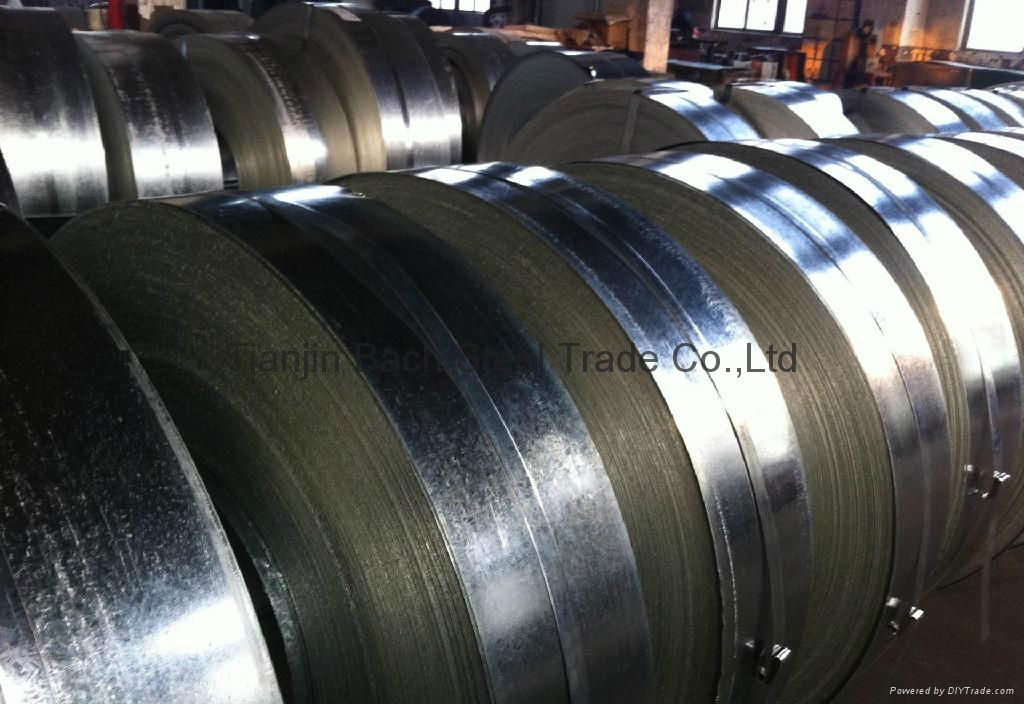 Q195 Q235 Q345 GI Galvanized Steel Strip 5