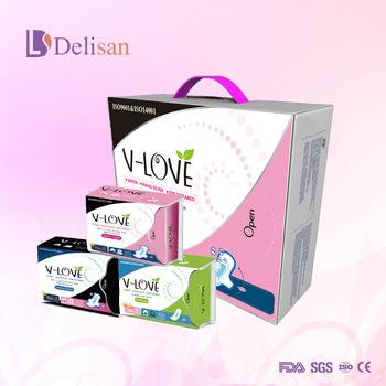 Non-Woven Ultra Thin Lady Anion Sanitary Pad