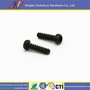 Type BT Pan Head Black Zinc Torx Thread Cutting Screws