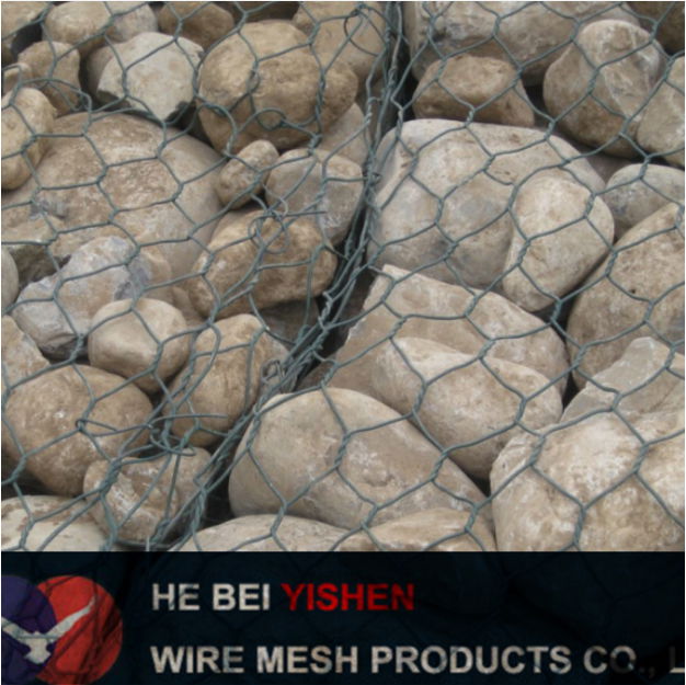 PVC Coated Gabion Basket Stone Cage 4