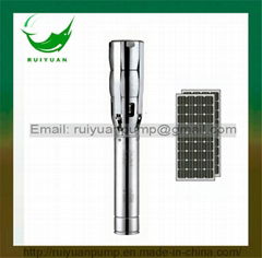 6 Inches 3HP Solar DC Stainless Steel Deep Well Submersible Water Pump (SL6