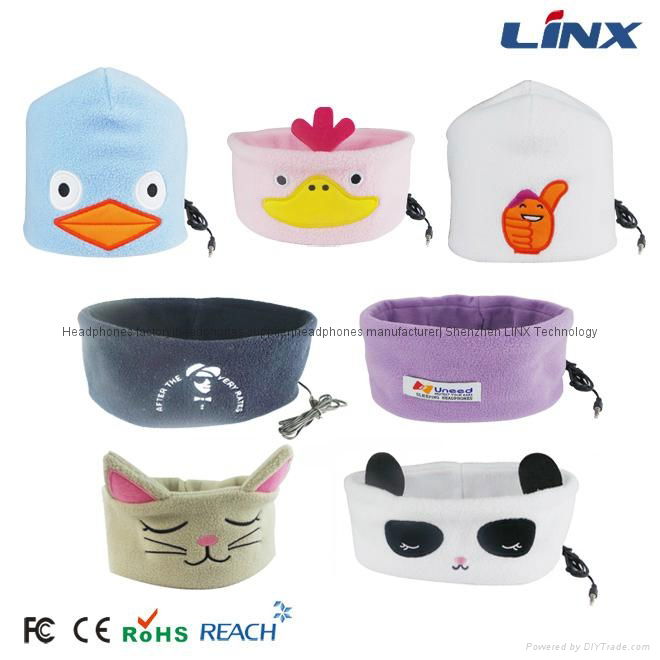 Shenzhen LINX Tech Factory Cartoon headband Sleeping Headphone