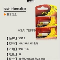 Supply VSAI genuine 32A9V alkaline batteries