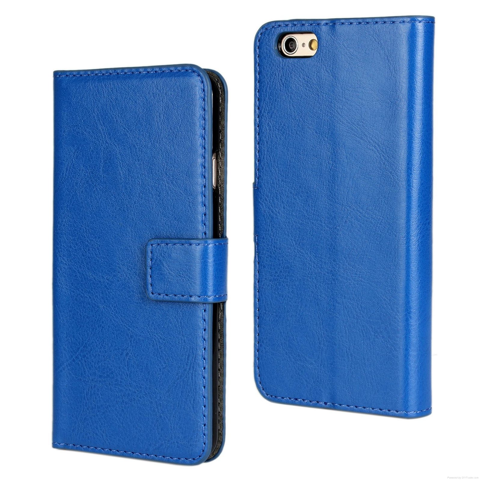Crazy horse Leather Protector Wallet Case For iPhone for samsung 5