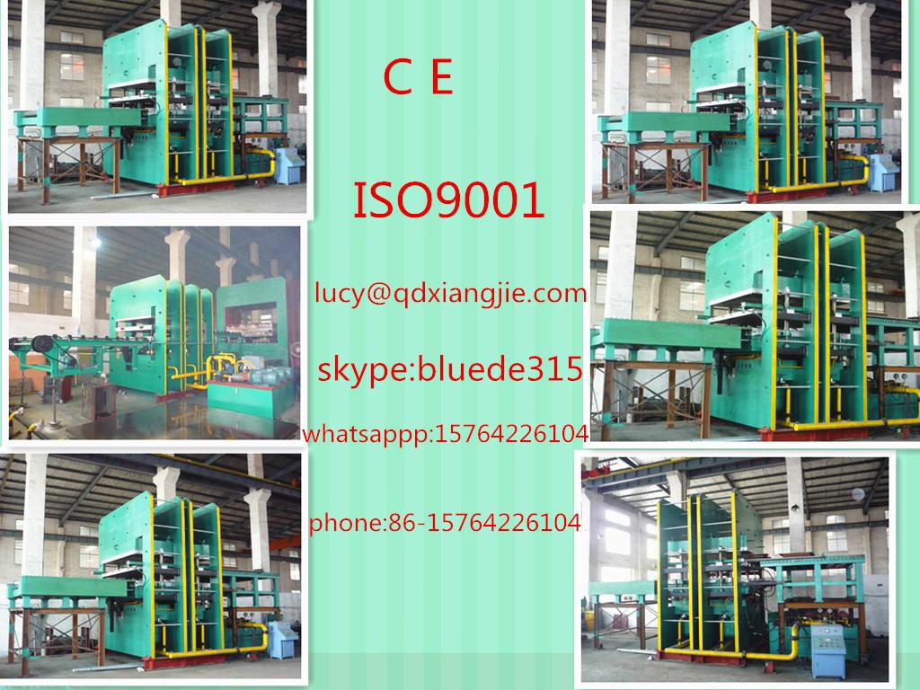 Automatic opening hydraulic vulcanization press machine