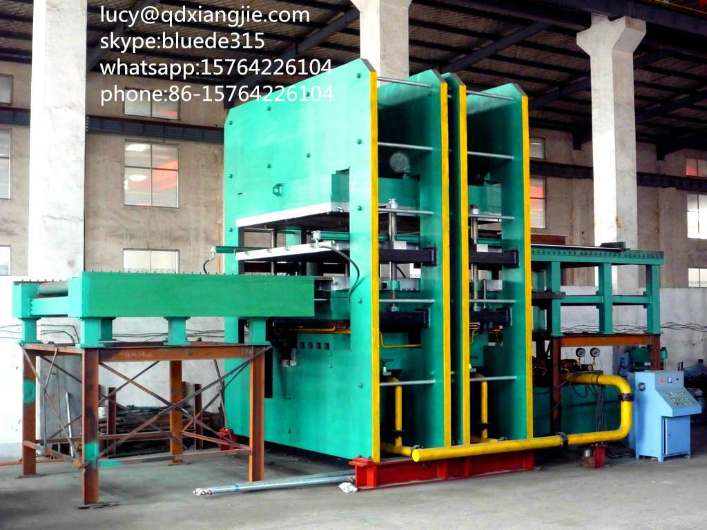 Automatic opening hydraulic vulcanization press machine 3