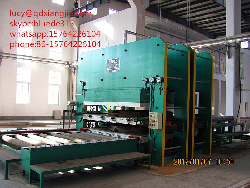 Automatic opening hydraulic vulcanization press machine 4