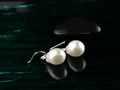  Wholesale waterdrop shaped pearl S925 sterling silver  Earrings 3