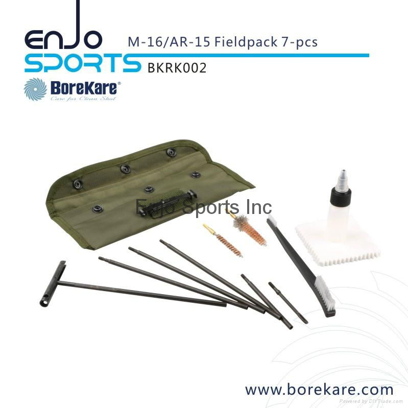 Borekare 7-PCS M-16/Ar-15 Fieldpack Gun Cleaning Rifle Kit