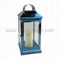 Contemporary sappine stainless steel lantern midium size 1