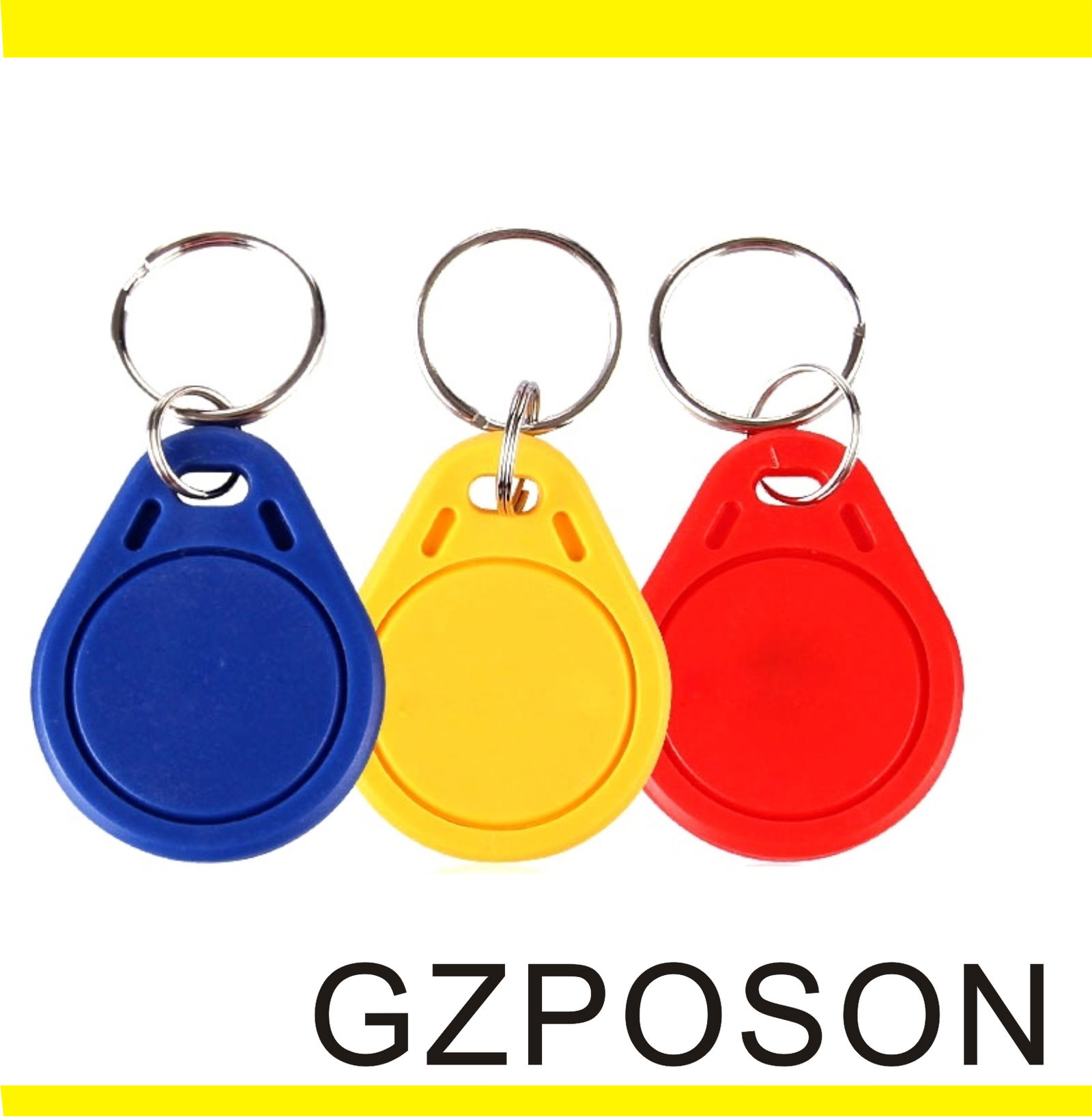 Writable 13.56MHZ RFID Smart Card Key Tag with Different Color/Shape