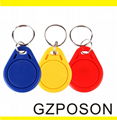 Writable 13.56MHZ RFID Smart Card Key Tag with Different Color/Shape