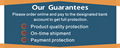 OUR GUARANTEES