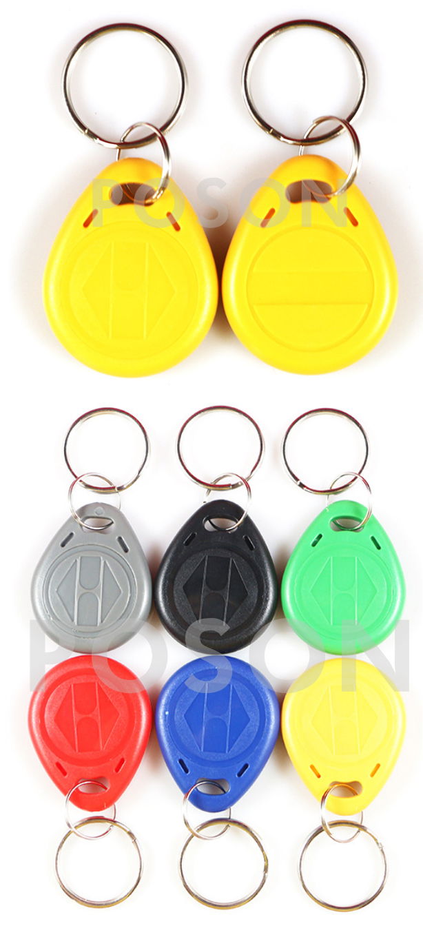 Writable 13.56MHZ RFID Smart Card Key Tag with Different Color/Shape 3