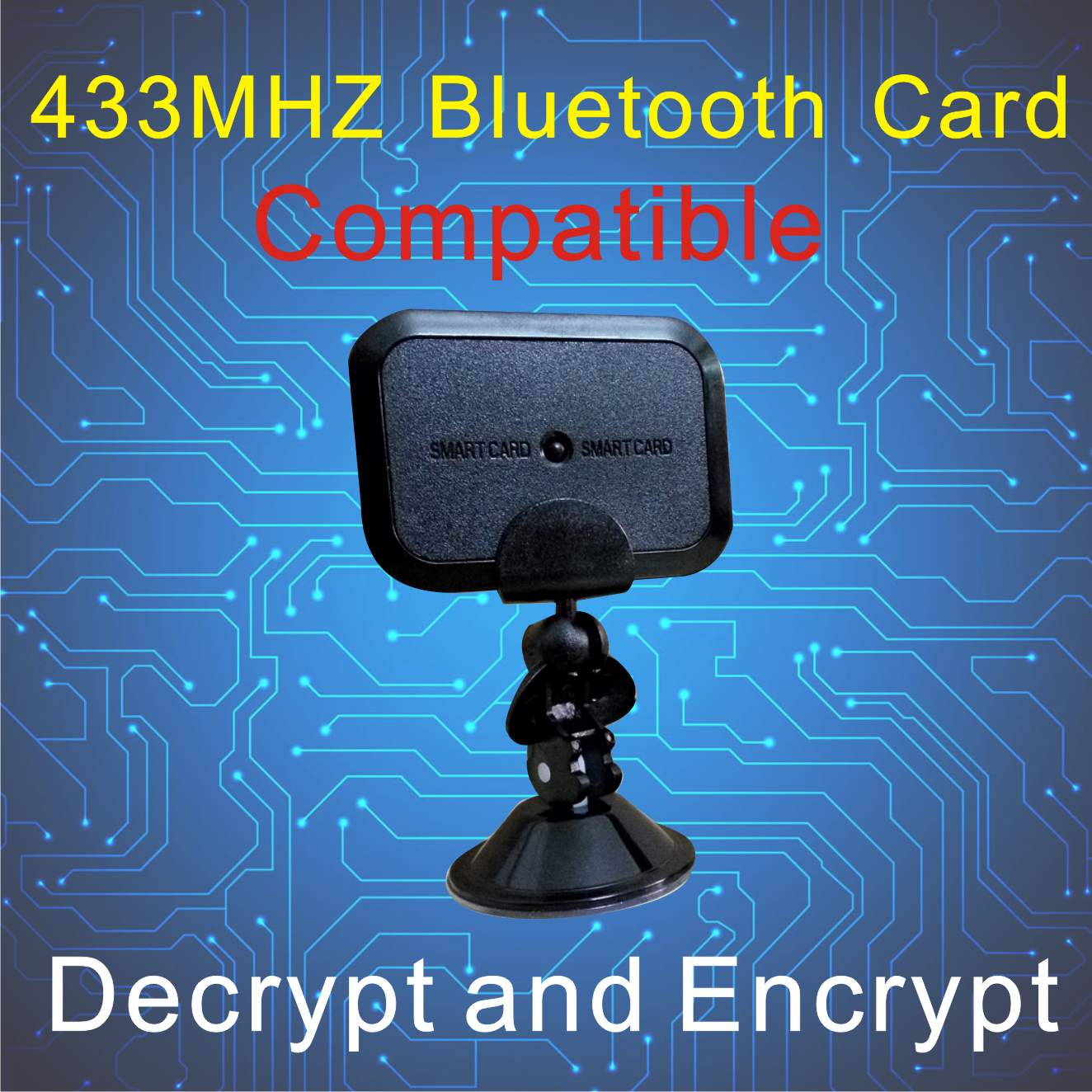 long distance 433mhz active bluetooth card for Smart Parking System 1