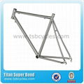 Cycling road racing titanium bike frame 1