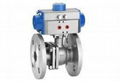 2PC Stainless Steel Pneumatic Ball Valves