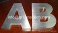 3D metal stainless steel letter logo signs channel lettering characters numbers 