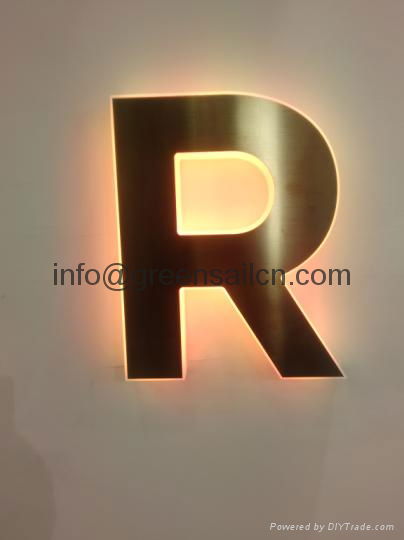 LED letter logo custom signs back lighting signage 